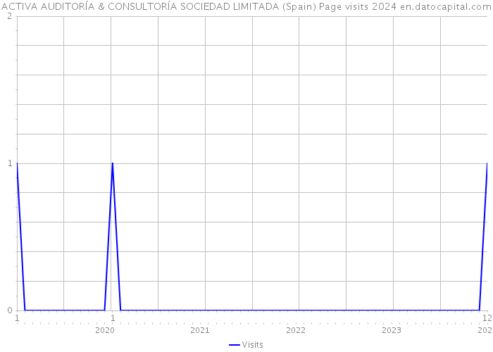 ACTIVA AUDITORÍA & CONSULTORÍA SOCIEDAD LIMITADA (Spain) Page visits 2024 