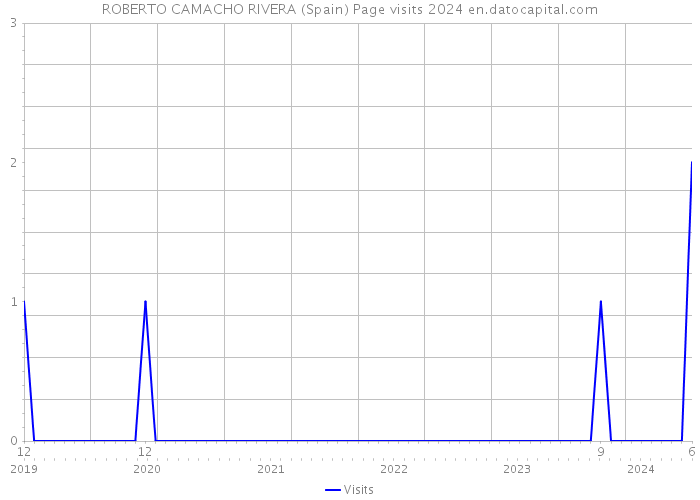 ROBERTO CAMACHO RIVERA (Spain) Page visits 2024 