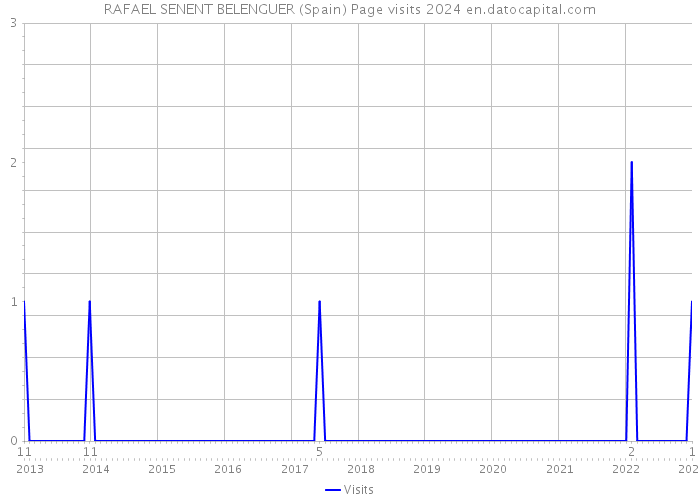 RAFAEL SENENT BELENGUER (Spain) Page visits 2024 