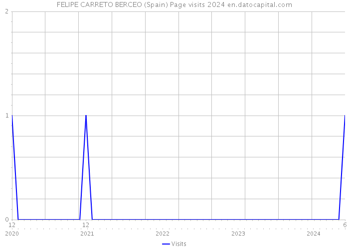 FELIPE CARRETO BERCEO (Spain) Page visits 2024 