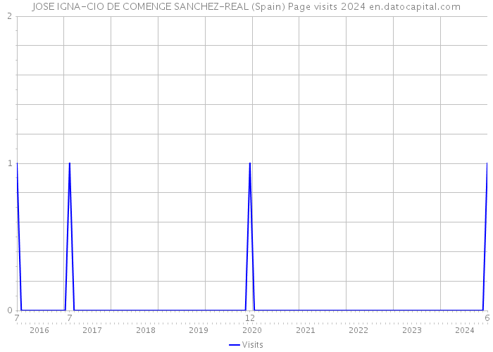 JOSE IGNA-CIO DE COMENGE SANCHEZ-REAL (Spain) Page visits 2024 