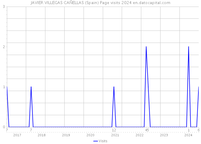 JAVIER VILLEGAS CAÑELLAS (Spain) Page visits 2024 