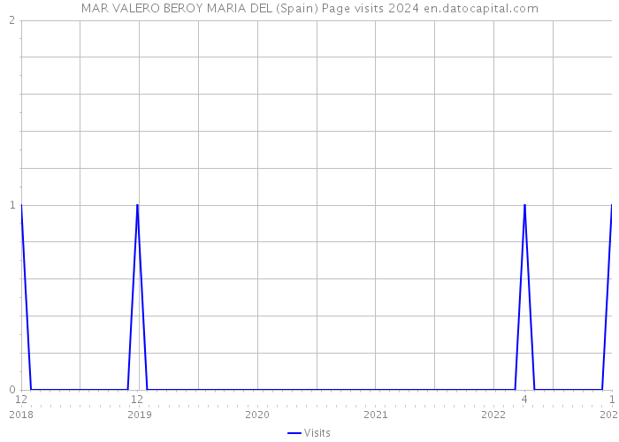 MAR VALERO BEROY MARIA DEL (Spain) Page visits 2024 