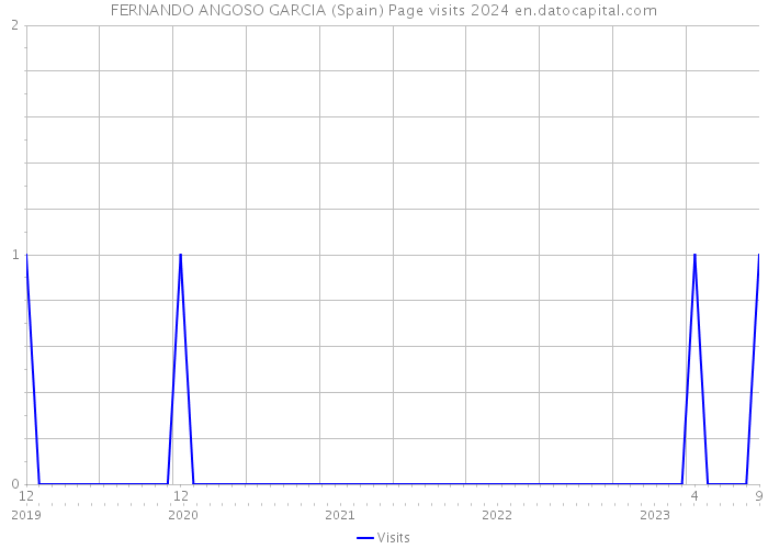 FERNANDO ANGOSO GARCIA (Spain) Page visits 2024 