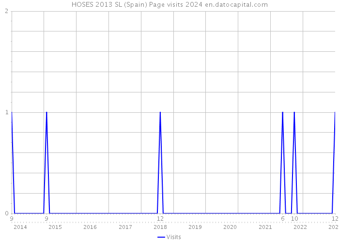HOSES 2013 SL (Spain) Page visits 2024 
