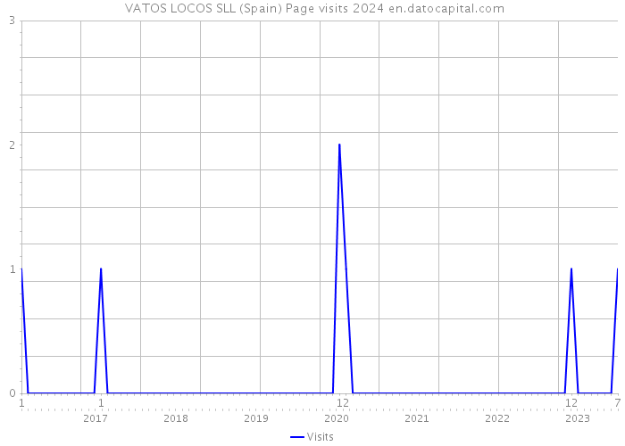  VATOS LOCOS SLL (Spain) Page visits 2024 