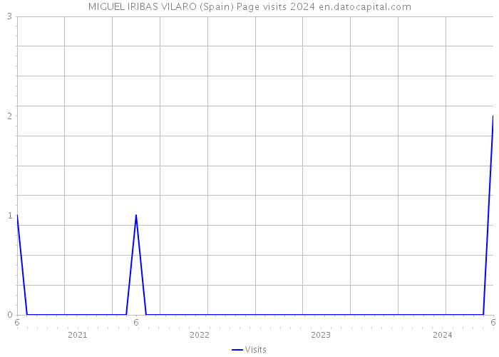 MIGUEL IRIBAS VILARO (Spain) Page visits 2024 