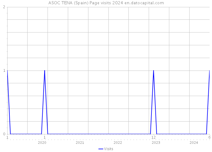 ASOC TENA (Spain) Page visits 2024 