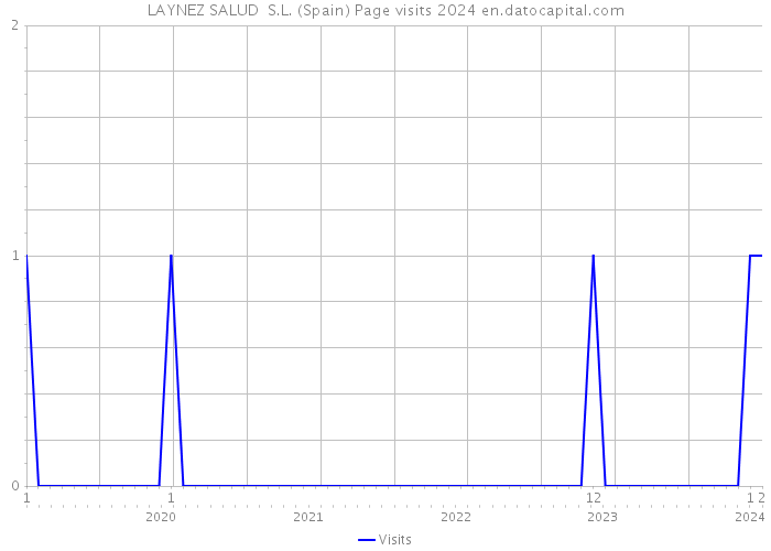 LAYNEZ SALUD S.L. (Spain) Page visits 2024 