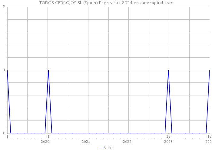 TODOS CERROJOS SL (Spain) Page visits 2024 
