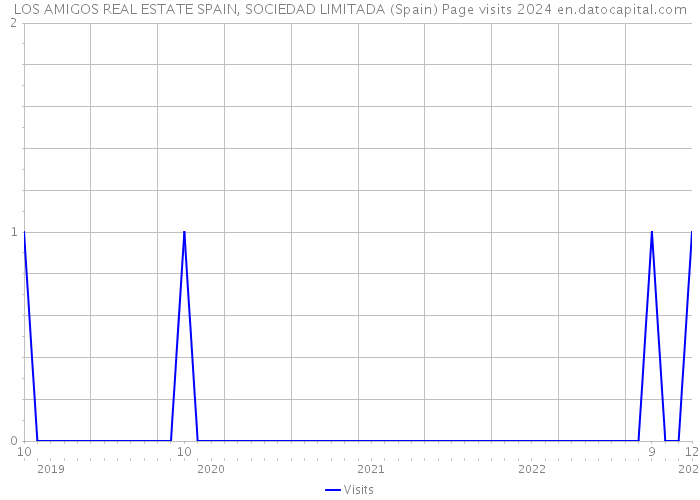 LOS AMIGOS REAL ESTATE SPAIN, SOCIEDAD LIMITADA (Spain) Page visits 2024 
