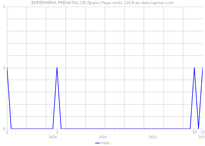 ENFERMERIA PRENATAL CB (Spain) Page visits 2024 