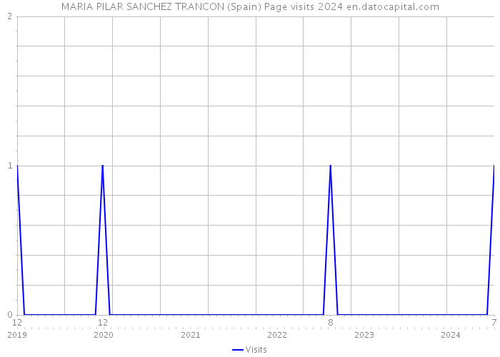 MARIA PILAR SANCHEZ TRANCON (Spain) Page visits 2024 