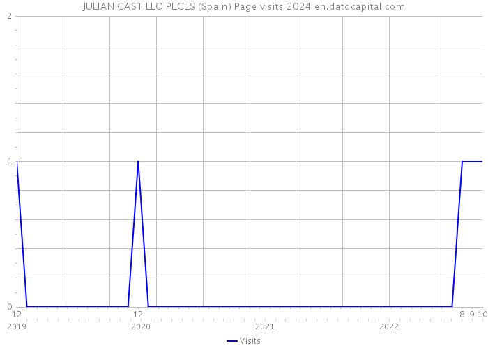 JULIAN CASTILLO PECES (Spain) Page visits 2024 