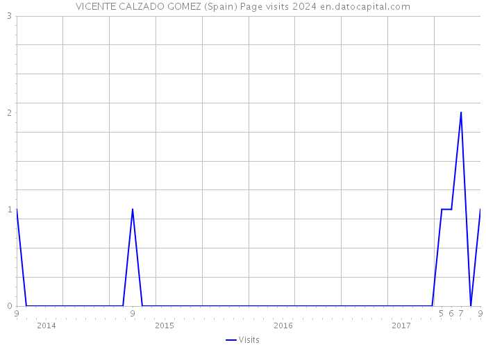 VICENTE CALZADO GOMEZ (Spain) Page visits 2024 