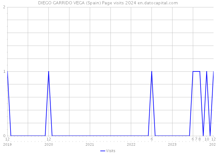 DIEGO GARRIDO VEGA (Spain) Page visits 2024 