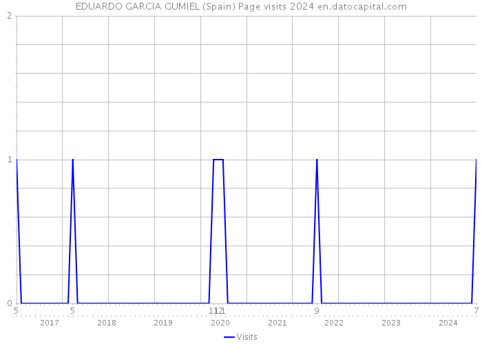 EDUARDO GARCIA GUMIEL (Spain) Page visits 2024 