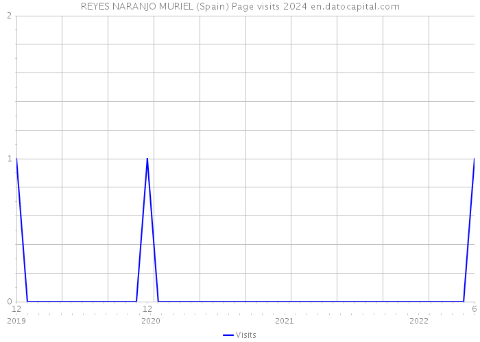 REYES NARANJO MURIEL (Spain) Page visits 2024 