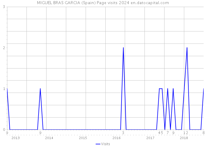 MIGUEL BRAS GARCIA (Spain) Page visits 2024 