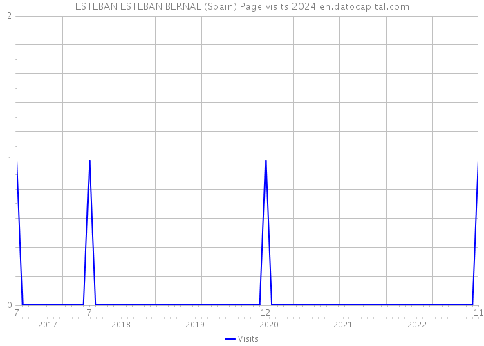ESTEBAN ESTEBAN BERNAL (Spain) Page visits 2024 