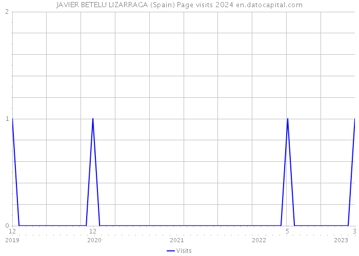 JAVIER BETELU LIZARRAGA (Spain) Page visits 2024 
