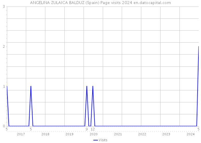 ANGELINA ZULAICA BALDUZ (Spain) Page visits 2024 