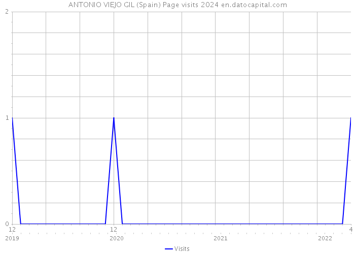 ANTONIO VIEJO GIL (Spain) Page visits 2024 