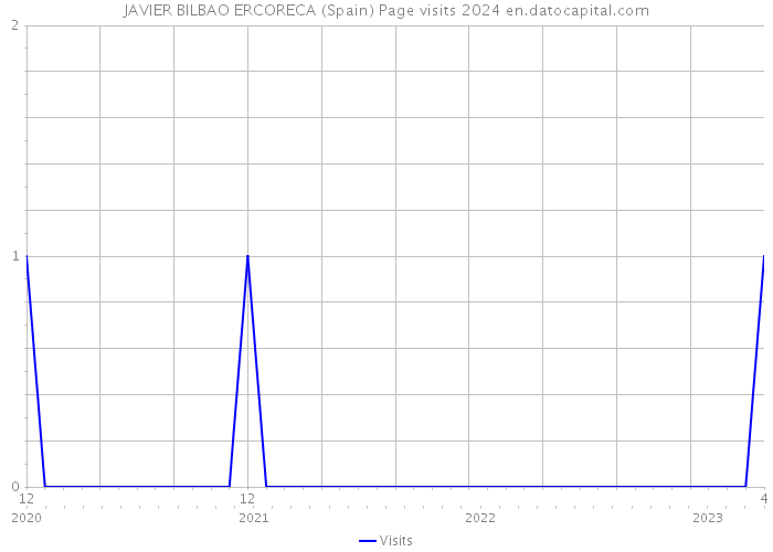JAVIER BILBAO ERCORECA (Spain) Page visits 2024 