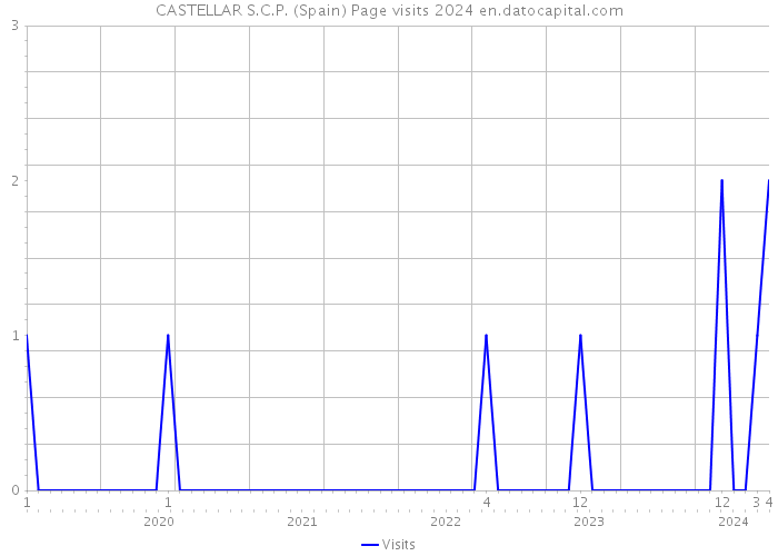 CASTELLAR S.C.P. (Spain) Page visits 2024 