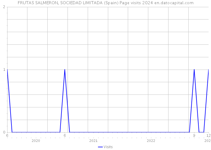 FRUTAS SALMERON, SOCIEDAD LIMITADA (Spain) Page visits 2024 