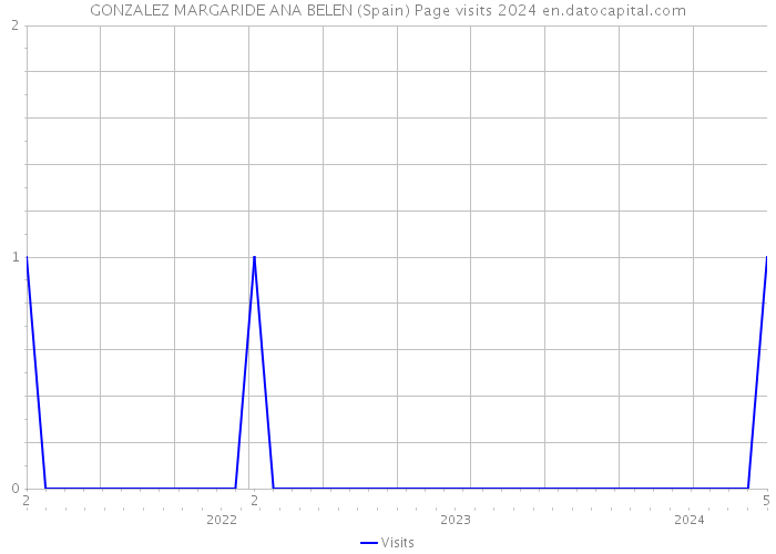 GONZALEZ MARGARIDE ANA BELEN (Spain) Page visits 2024 