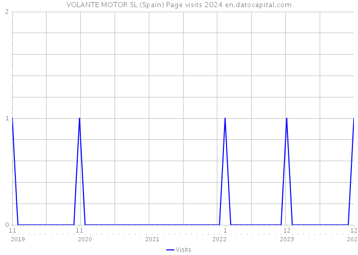 VOLANTE MOTOR SL (Spain) Page visits 2024 