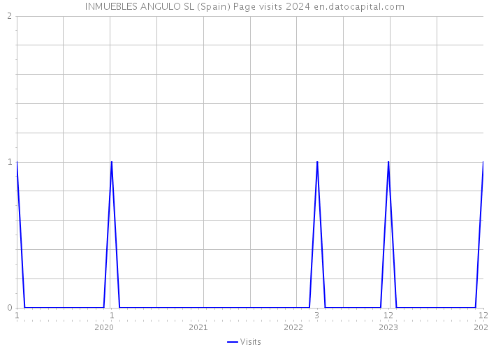 INMUEBLES ANGULO SL (Spain) Page visits 2024 