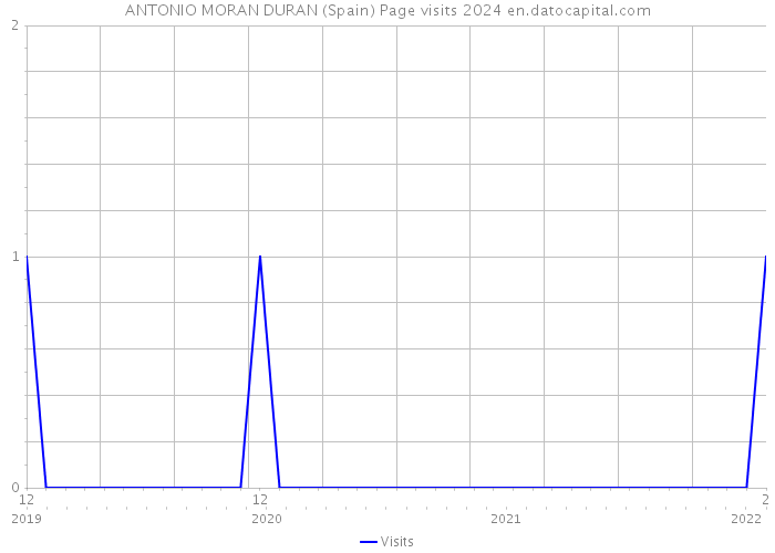 ANTONIO MORAN DURAN (Spain) Page visits 2024 