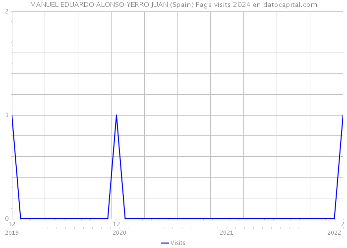 MANUEL EDUARDO ALONSO YERRO JUAN (Spain) Page visits 2024 
