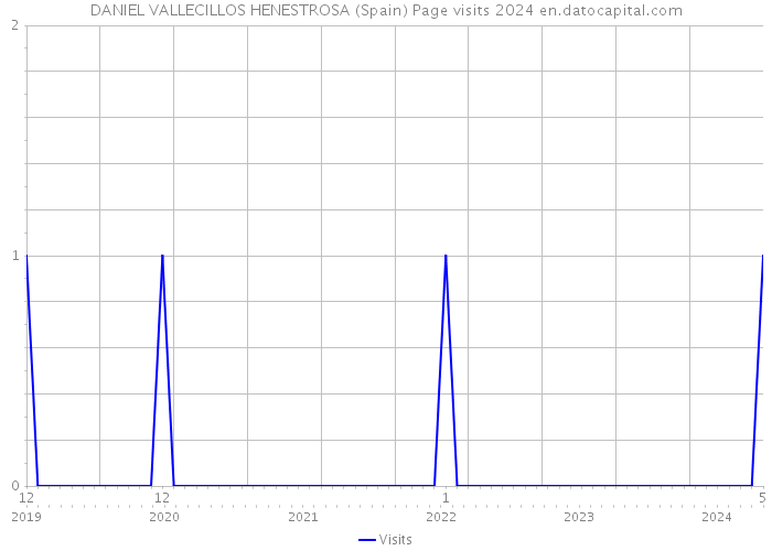 DANIEL VALLECILLOS HENESTROSA (Spain) Page visits 2024 