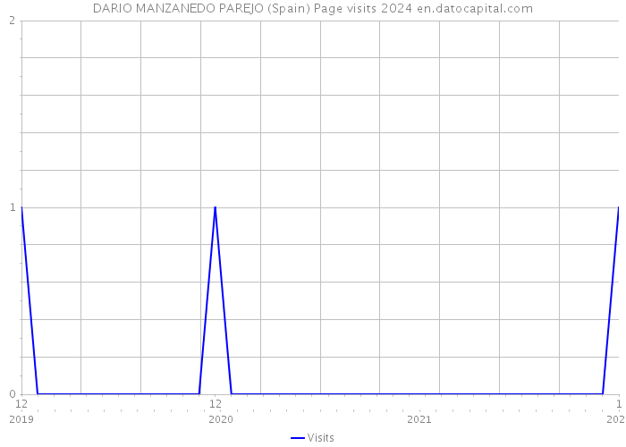 DARIO MANZANEDO PAREJO (Spain) Page visits 2024 