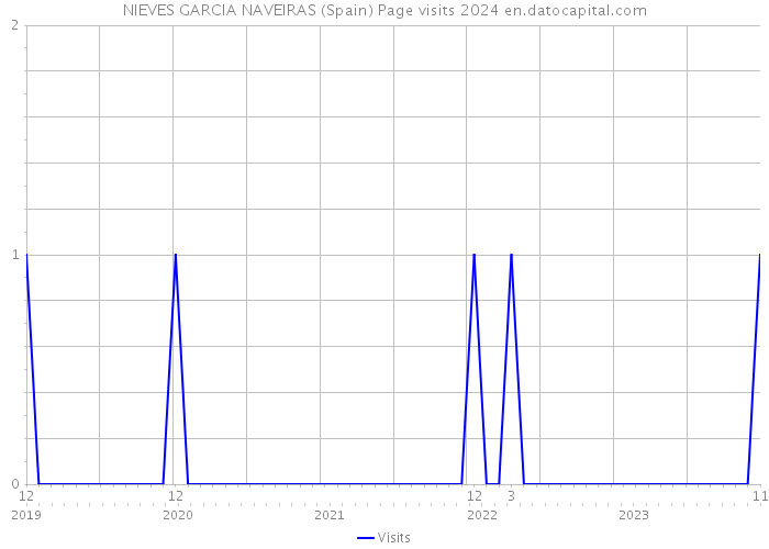 NIEVES GARCIA NAVEIRAS (Spain) Page visits 2024 