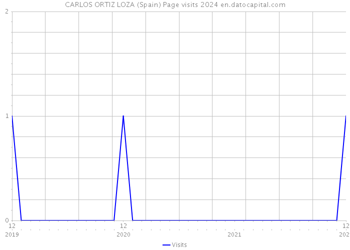 CARLOS ORTIZ LOZA (Spain) Page visits 2024 