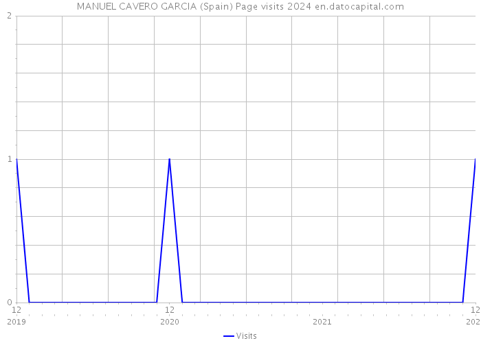 MANUEL CAVERO GARCIA (Spain) Page visits 2024 