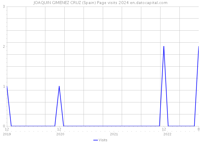 JOAQUIN GIMENEZ CRUZ (Spain) Page visits 2024 