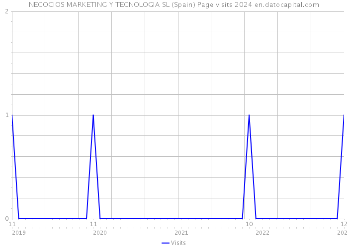 NEGOCIOS MARKETING Y TECNOLOGIA SL (Spain) Page visits 2024 