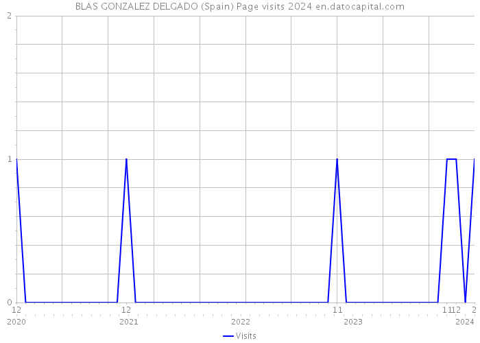 BLAS GONZALEZ DELGADO (Spain) Page visits 2024 