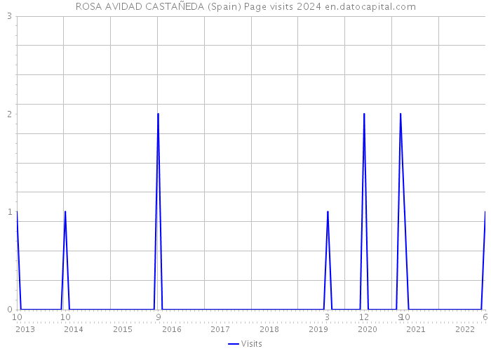ROSA AVIDAD CASTAÑEDA (Spain) Page visits 2024 