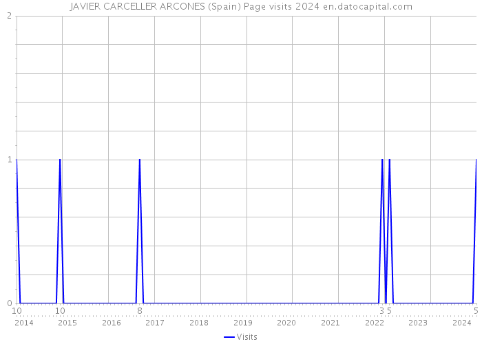 JAVIER CARCELLER ARCONES (Spain) Page visits 2024 