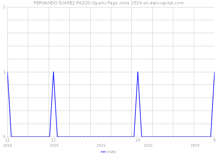 FERNANDO SUAREZ PAZOS (Spain) Page visits 2024 
