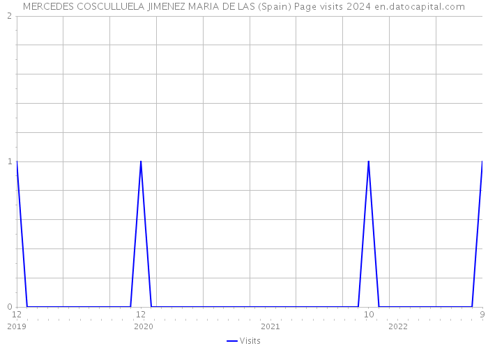 MERCEDES COSCULLUELA JIMENEZ MARIA DE LAS (Spain) Page visits 2024 