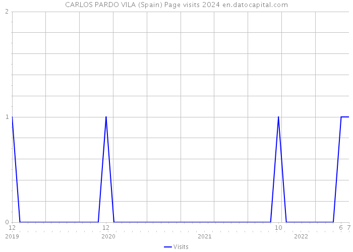 CARLOS PARDO VILA (Spain) Page visits 2024 