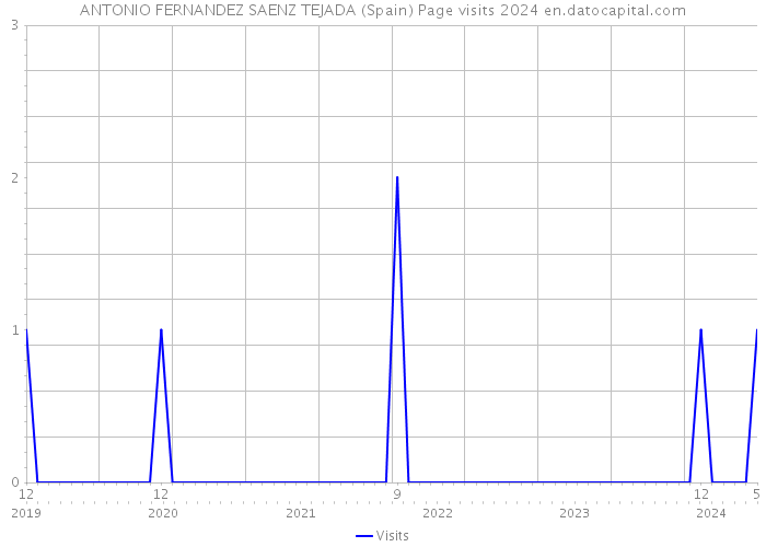 ANTONIO FERNANDEZ SAENZ TEJADA (Spain) Page visits 2024 