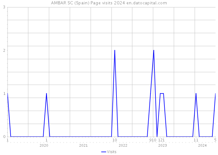 AMBAR SC (Spain) Page visits 2024 